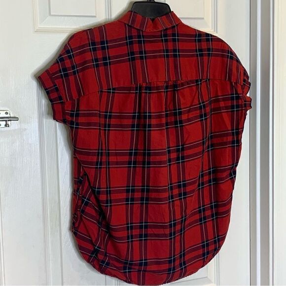 Madewell Central Shirt in Dahl Plaid Size XXS - Picture 6 of 10